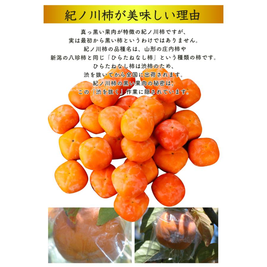 2026年10月分予約 全額返金保証 低農薬 和歌山 紀ノ川柿 約3.8kg 12~15玉入 青秀 紀の川柿 産地直送 10j * ふるさと納税 ではありません_6