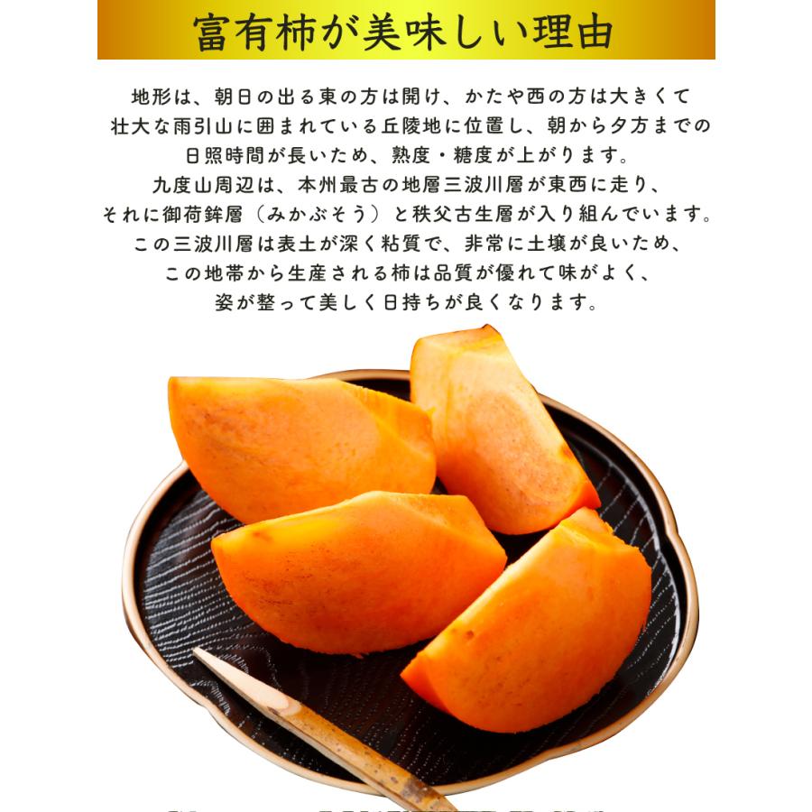 2025年11月分予約 全額返金保証 低農薬 和歌山 九度山産 富有柿 訳あり 約3.8kg 12~15玉 家庭用 産地直送 * ふるさと納税 ではありません_5