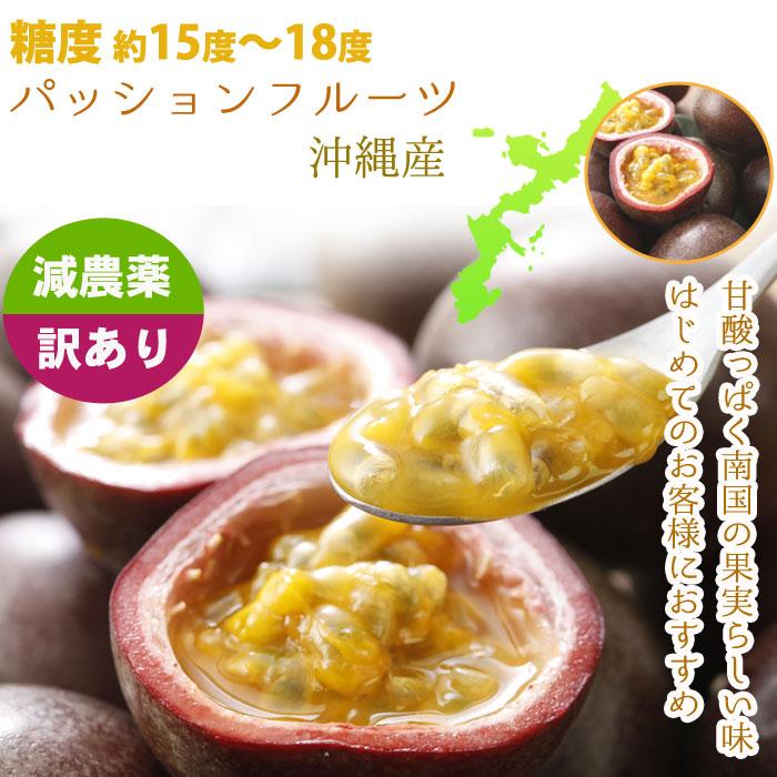 2027年3月分予約 【最高糖度18度】減農薬 訳あり パッションフルーツ