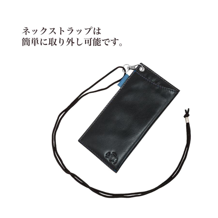 メガネケース ストラップ 本革 革 眼鏡入れ おしゃれ ハード 送料無料