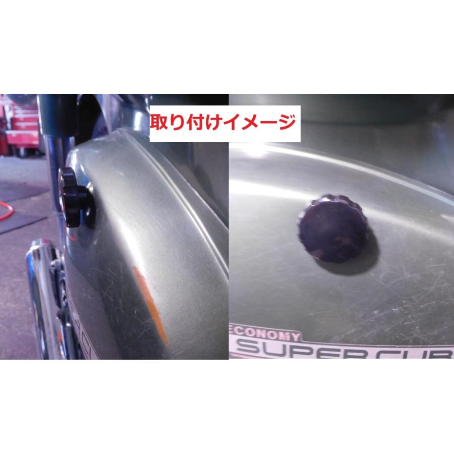 ホンダ C70 スーパーカブ70 純正サイドカバーノブ 左右セット