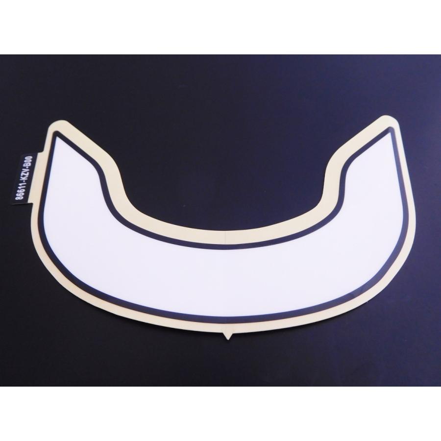 Ja45 クロスカブ 純正フロントフェンダーステッカー 原二ステッカー ホワイトステッカー Kzv Ja45 カブ商店 通販 Yahoo ショッピング