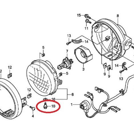 クロスカブ ライトステー JA10 AA04 クロスカブ ライトステー JA10 AA04 ts-parts_22214885