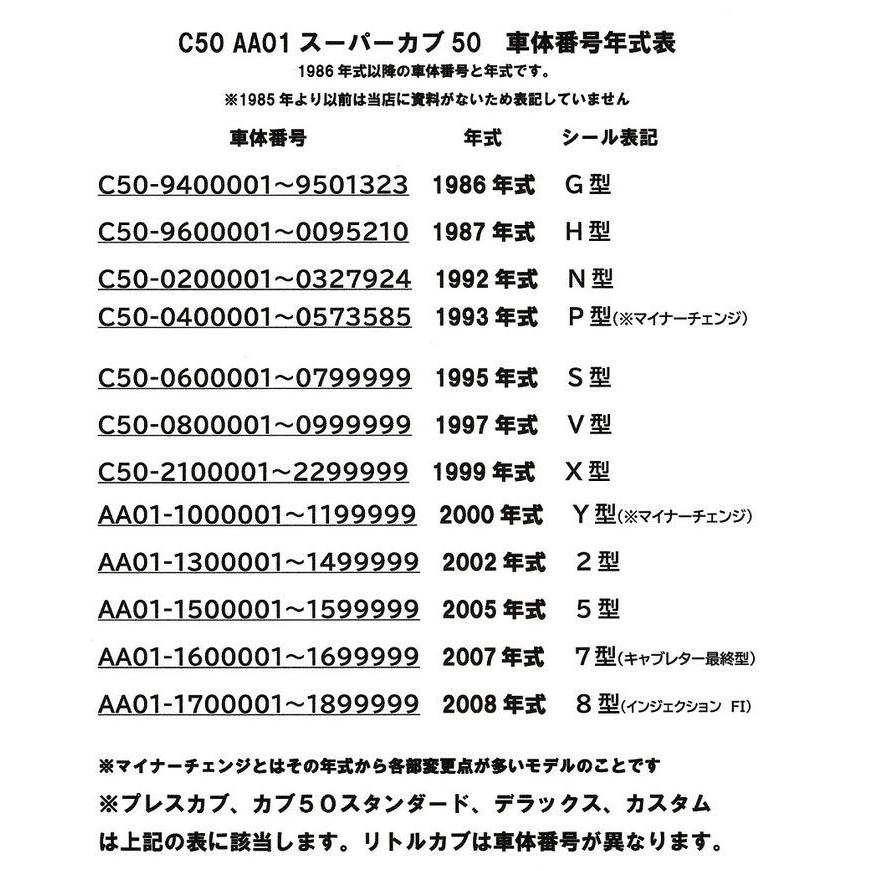 ホンダ（HONDA） C50 AA01 プレスカブ50 純正フロントサスペンション