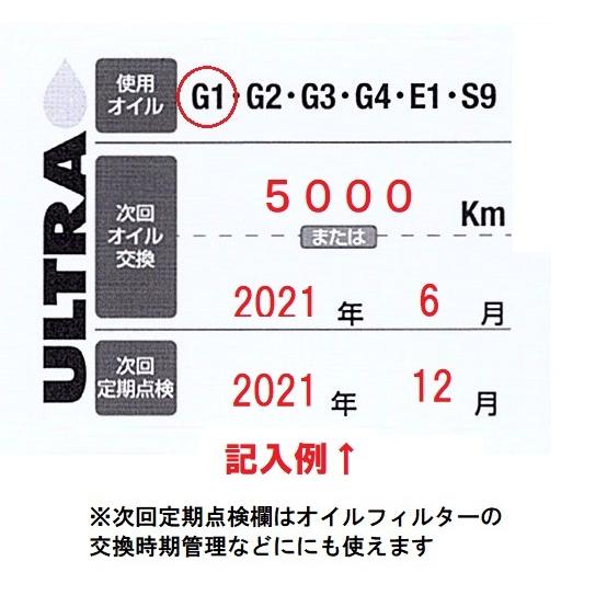 JA45 クロスカブ ホンダ純正 オイル交換ステッカー6枚＆オイルドレンボルト＆Oリングセット　(キャップ、ホール)｜819-buhinya3｜05