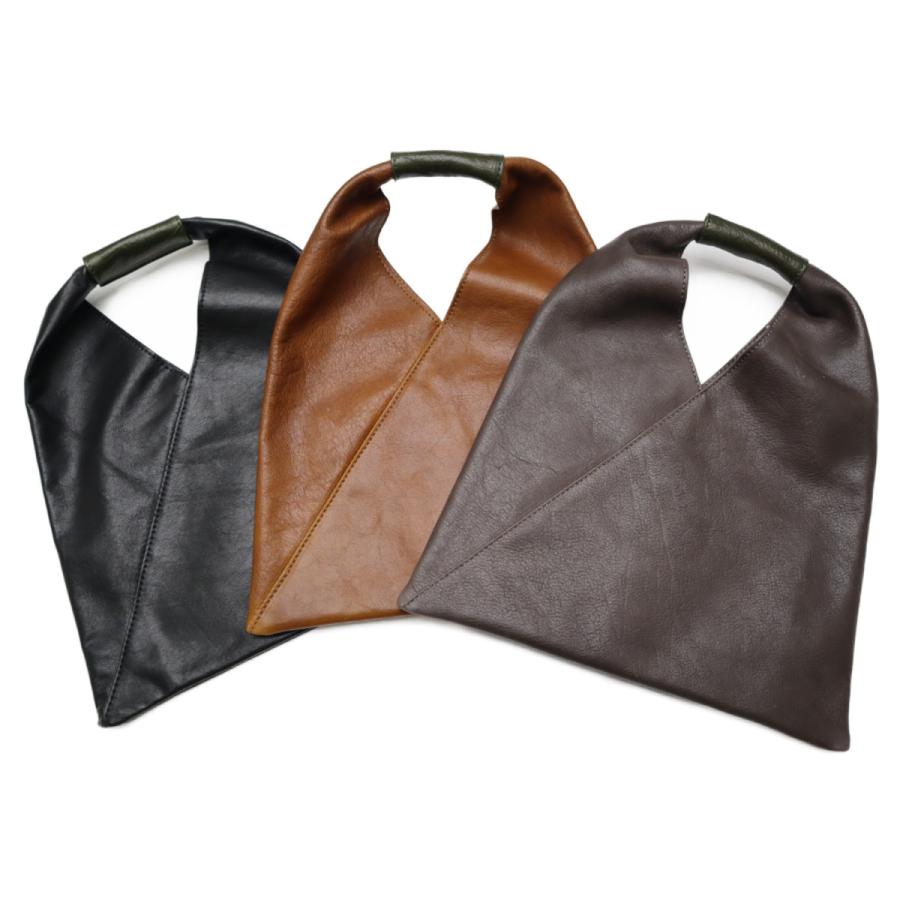 人気のファッションブランド Due Otto バッグ Messico 小 トライアングルバッグ エコバッグ 牛革 イタリア産 エコ 折りたたみバッグ カラー ブラウン Www Oroagri Eu