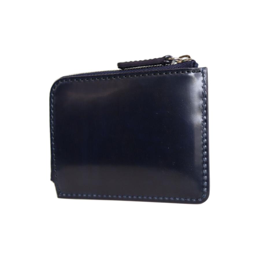 【極美品✨リトルホース】クロエ　二つ折り財布　レザー　ダークネイビー　馬　刺繍 クロエ CHLOE ドリュー DREW 財布 二つ折り レザー 馬刺繍 ホース 紺