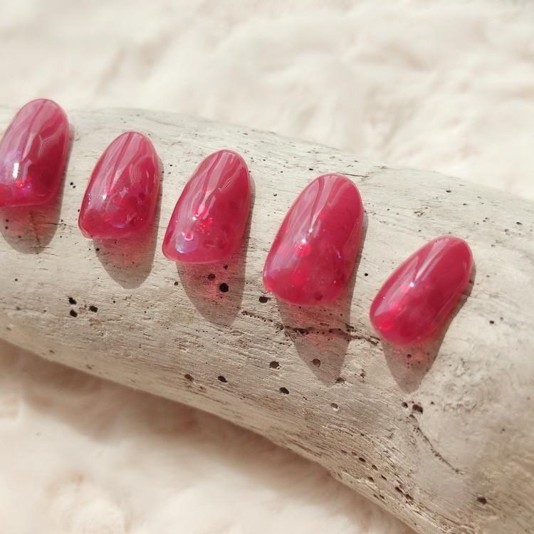 赤 透明 クリア 派手 韓国 ホログラム オーダー イベント パーティ 個性 ネイルチップ つけ爪 ハンド ウェディング かわいい ガーリー 結婚式 成人式 ジェル H E X 1 4nail 通販 Yahoo ショッピング