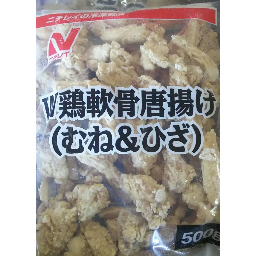 ニチレイ　Ｗ鶏軟骨唐揚げ（むね＆ひざ）500ｇx24Ｐ（Ｐ980円税別）業務用　ヤヨイ | 