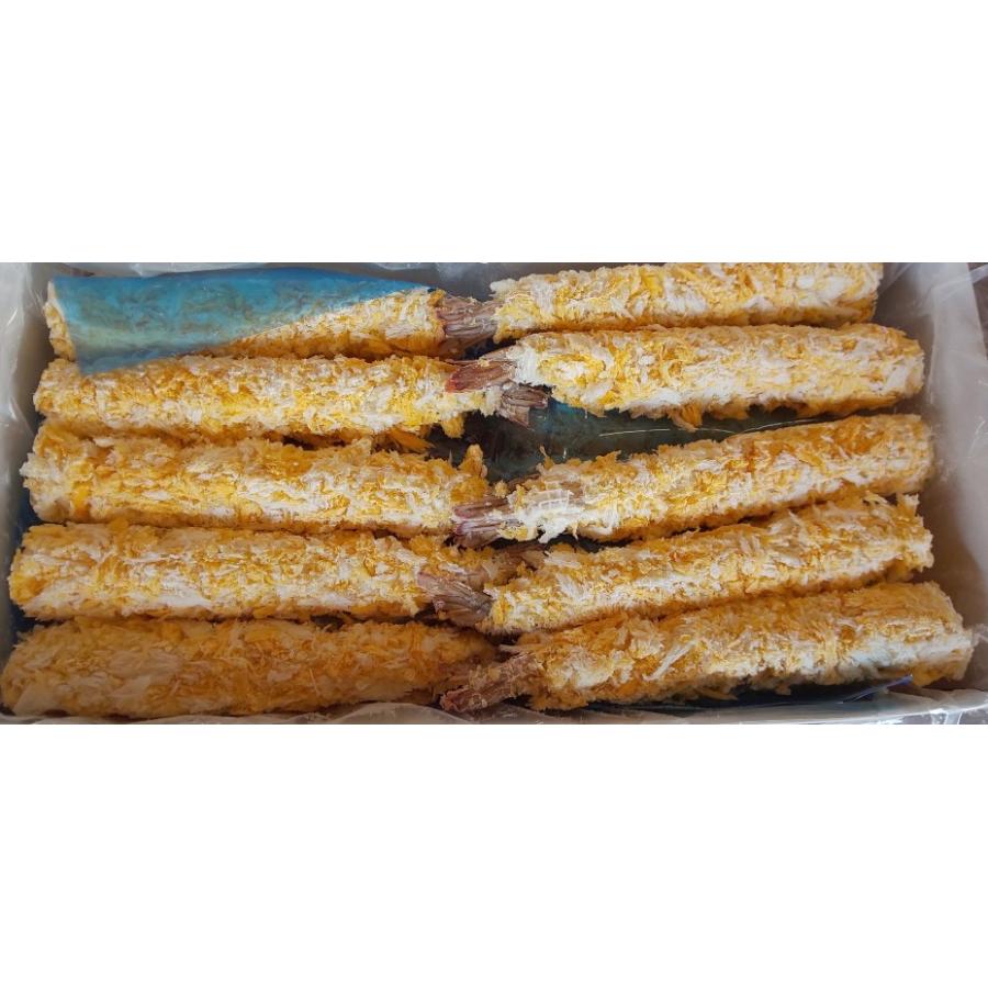 激安　冷凍　バナメイ海老フライ　４Ｌ（16-20）850ｇ（20本）×20Ｐ（Ｐ1,250円税別）業務用　ヤヨイ　他にＭサイズも下記に記載してあります。 | 