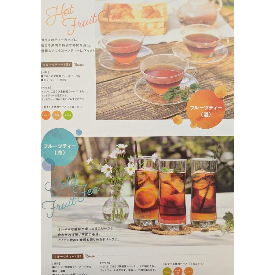 ごほうび果樹園　果汁感が贅沢なドリンク用ベース　500ｇ×16P（P1,090円税別） 常温　業務用　ヤヨイ |  | 01