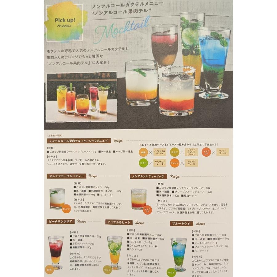 ごほうび果樹園　果汁感が贅沢なドリンク用ベース　500ｇ×16P（P1,090円税別） 常温　業務用　ヤヨイ |  | 07