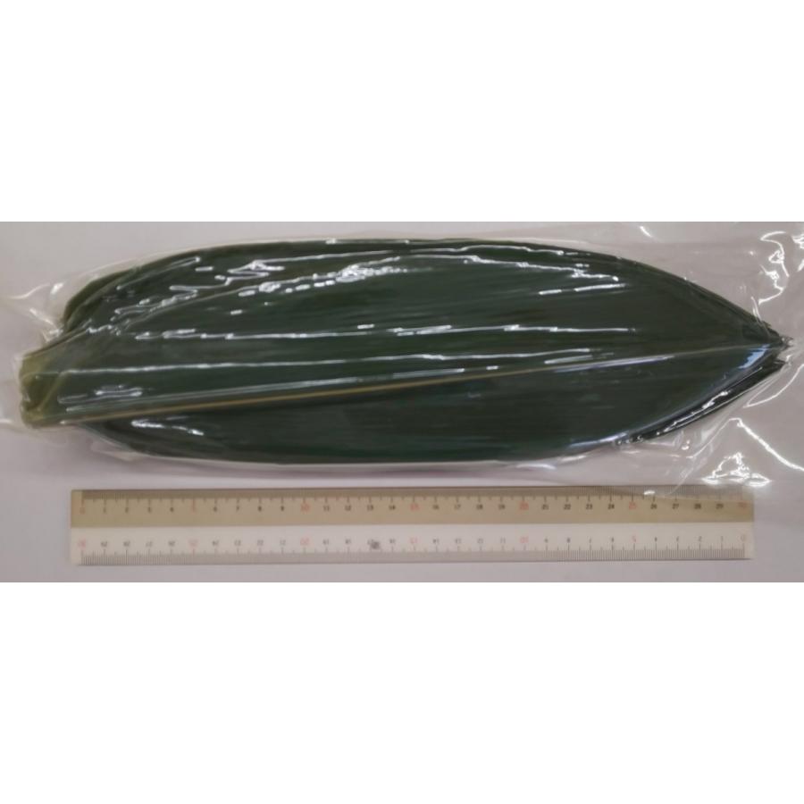 笹の葉　軸なし（Ｌ）100枚（枚長約31-34ｃｍ×幅8-9ｃｍ）×60Ｐ（400円税別）中国産　業務用　ヤヨイ　激安 の商品画像