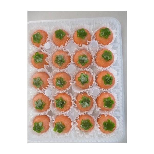 生和菓子 ミニ柿もち（ヘタも召し上がれます）20個×28P（P580円税別）業務用　ヤヨイ |  | 02