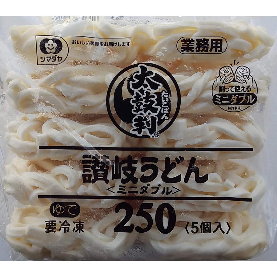 シマダヤ　太鼓判讃岐うどん　250ｇ×40個（個62円税別）又は太鼓判ラーメン　200ｇ×40個（個65円税別）業務用　ヤヨイ | 