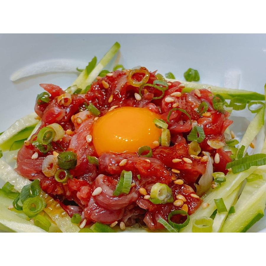 生食用　馬刺赤身（ユッケ）約500g（約50ｇ×10袋）×16P（P2,770円税別）冷凍　業務用　ヤヨイ