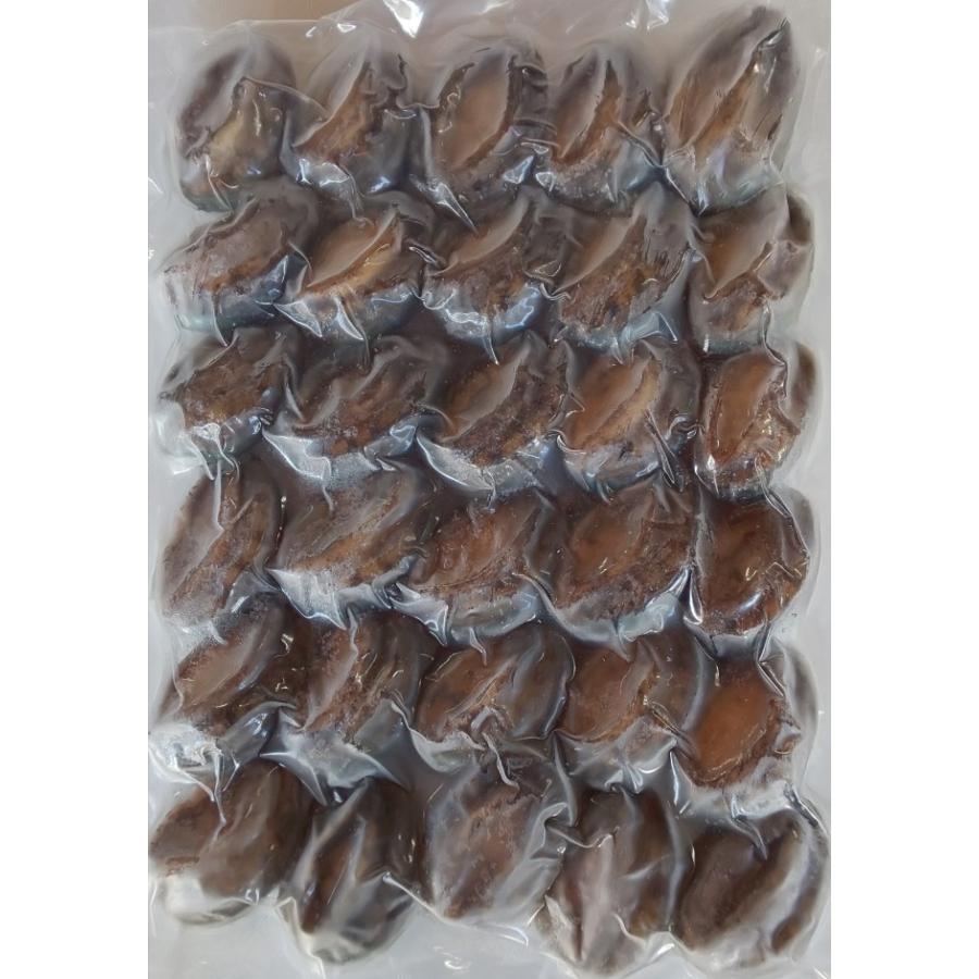 生食用　殻付蝦夷鮑1kg（個40〜50ｇ）x10Ｐ（P3900円税別）限定品　業務用　ヤヨイ　あわび　下記に個30-40ｇ、50-60ｇ、61-70ｇも記載中 |  | 03