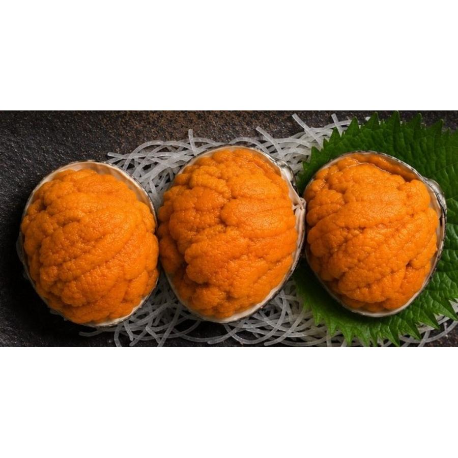貝焼きウニ 約30g×200個（個430円税別）中国産 バフンウニ使用 解凍するだけ 寿司 刺身 海鮮丼　冷凍　業務用　ヤヨイ | 