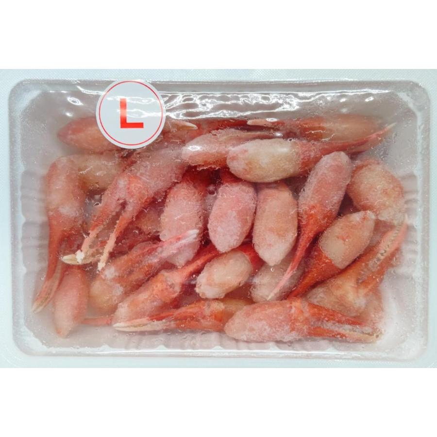 国産　紅ずわい蟹　2本爪ポーション　M・L・2L　500ｇ（NET400ｇ）×16P（Ｐ1,890円税別）冷凍　業務用　ヤヨイ |  | 02