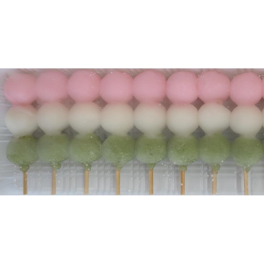 和生菓子　三色プチ団子　15個x35Ｐ（Ｐ605円税別）冷凍　業務用　ヤヨイ　激安 | 