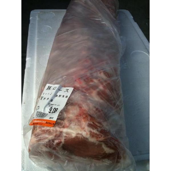 【国産】冷凍豚ロース　約４kg（ｋｇ1280円税別）×4本　業務用　ヤヨイ | 産直豚肉
