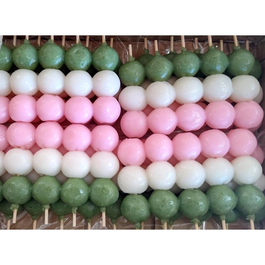 和生菓子　花見だんご　160本（本約50ｇ）本68円税別　冷凍　業務用　ヤヨイ | 