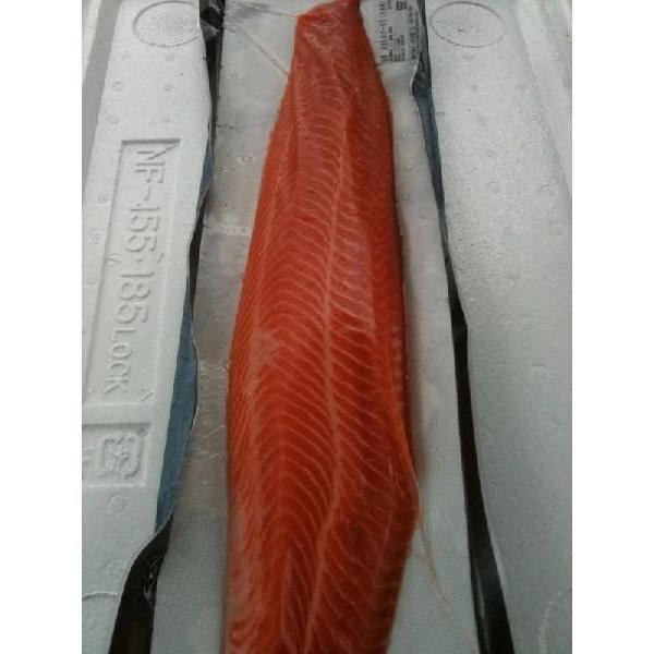 チルド冷凍　刺身サーモン（トラウト）10kg入り（約20本背・腹）ｋｇ4050円税別　業務用　ヤヨイ | 