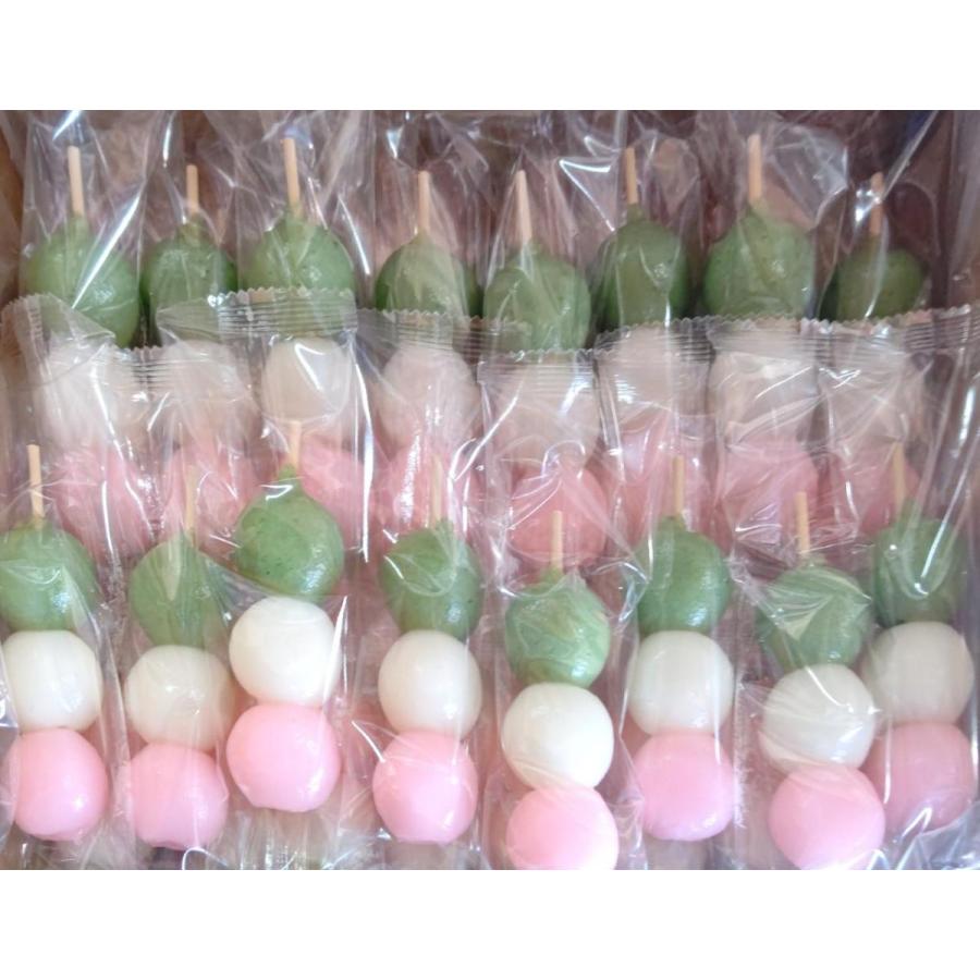 和菓子 花見だんご 三色団子 1本袋 1本 本約50 本60円 税別 ピロ包装 冷凍 業務用 ヤヨイ 731 カブシキガイシャヤヨイ 通販 Yahoo ショッピング