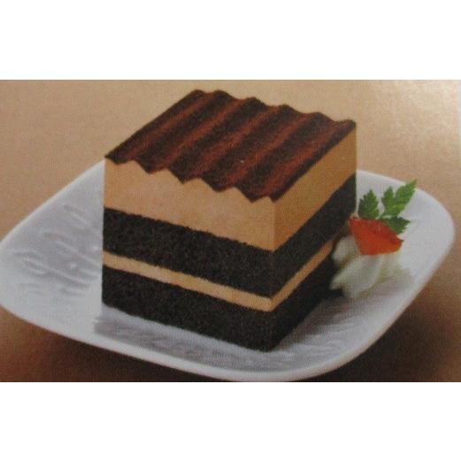フレック　スクエアポーションケーキ（ショコラ）　（約３６ｇ×10個）×12箱（箱１120円税別）　冷凍ケーキ　業務用　ヤヨイ