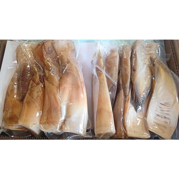 皮付竹の子半割（舟型）1ｋｇ（Kg10個）x24Ｐ（Ｐ1,760円税別）業務用　ヤヨイ　（冬竹の子（皮付）ハーフカット）冷凍 |  | 02