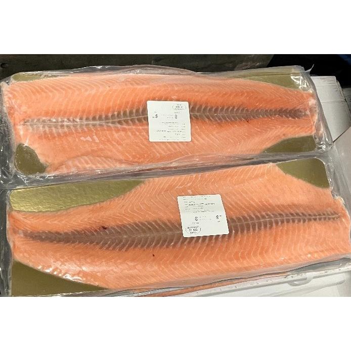 ノルウェー産　アトランティックサーモンフィーレ　10Kg（約5〜10枚）Kg3,380円税別　冷凍　業務用　ヤヨイ | 