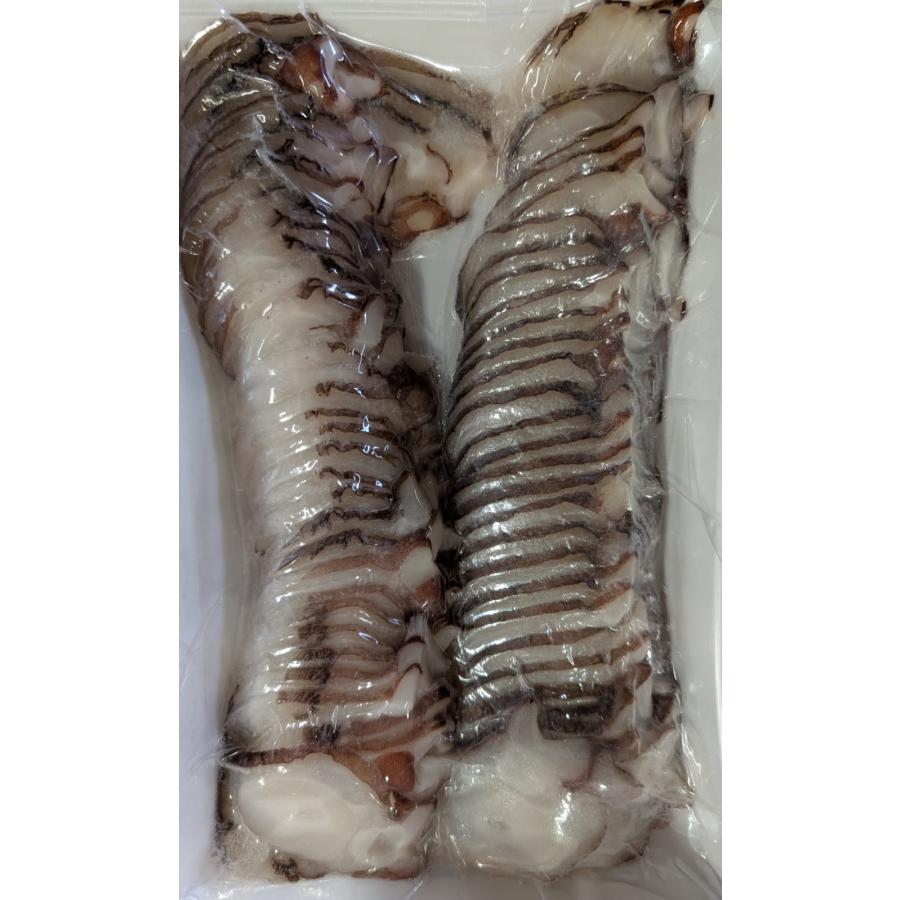 北海道産　お刺身用　水ダコスライス　500ｇx24P（Ｐ2,400円税別）冷凍　業務用　ヤヨイ | 