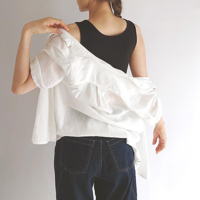 アンダーフリーブラ 綿70% シルク30% 夏 涼しい 締め付けない 肌にやさしい ノンワイヤー カップ別売 S/M/L 841 | 841 | 17