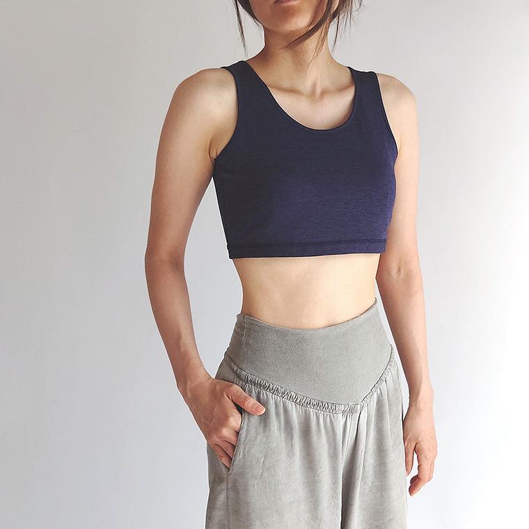 アンダーフリーブラ 綿70% シルク30% 夏 涼しい 締め付けない 肌にやさしい ノンワイヤー カップ別売 S/M/L 841 | 841 | 20