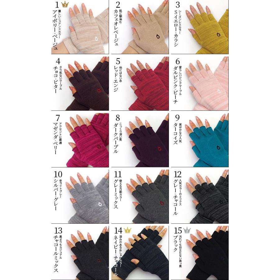 ハンドウォーマー 指なし手袋 スマホ手袋 レディース メンズ 作業 作業用 スマホ対応 アウトドア 通勤 綿 ニット 軍手 防寒 保湿 暖かい 日本製 冬 841 | 841 | 22