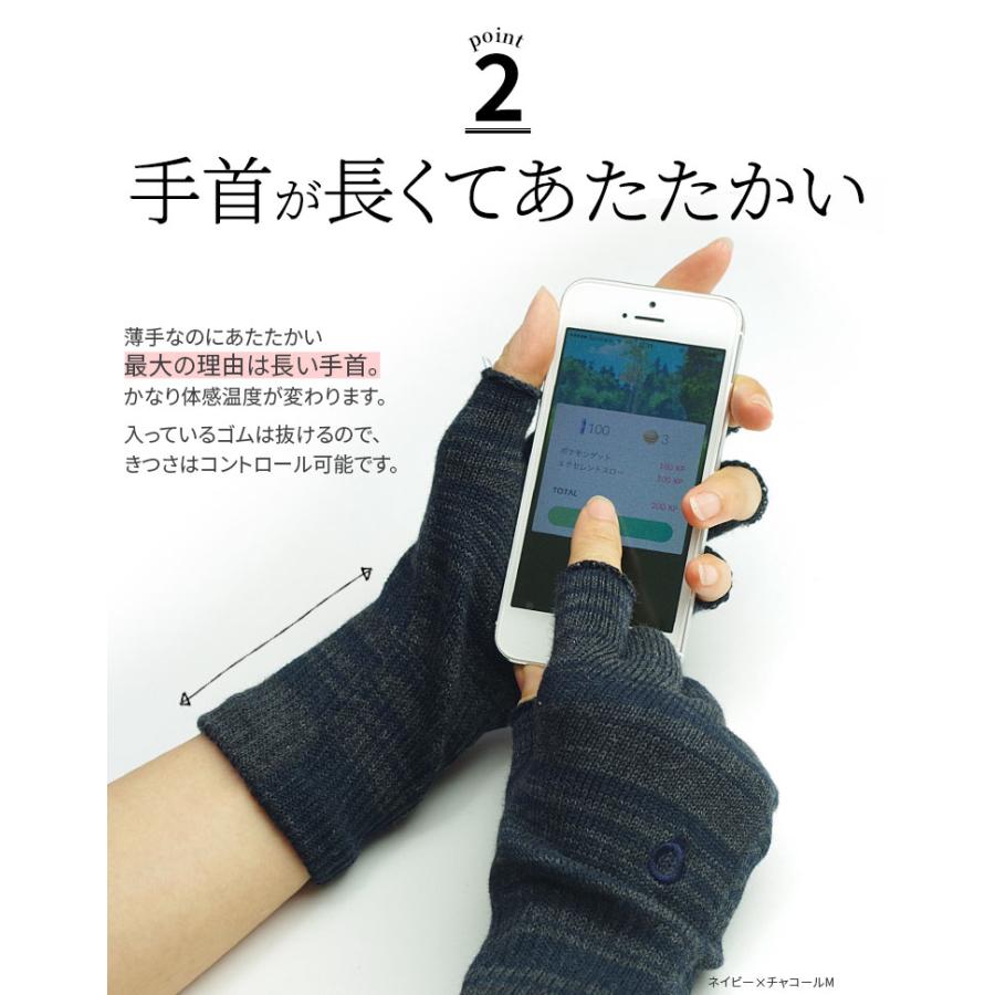 ハンドウォーマー 指なし手袋 スマホ手袋 レディース メンズ 作業 作業用 スマホ対応 アウトドア 通勤 綿 ニット 軍手 防寒 保湿 暖かい 日本製 冬 841 | 841 | 17