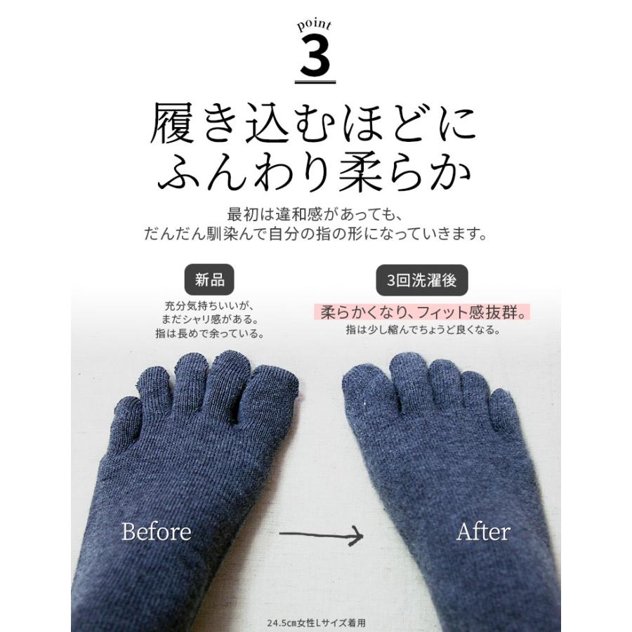 5本指ソックス 内絹外綿 5本指靴下 レディース メンズ 冷えとり靴下 冷え取り靴下 シルク 綿  消臭 大きいサイズ 夏 夏用 冬 冬用 暖かい 日本製 841 | 841 | 12