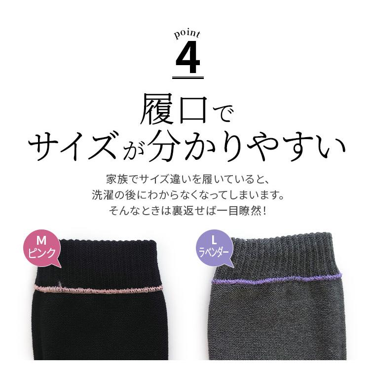 5本指ハイソックス 綿 レディース メンズ 冷え取り靴下 冷えとり 5本指ソックス 靴下 ハイソックス 秋冬 冬 綿 ゆったり 黒 ブラック 日本製 841 | 841 | 07