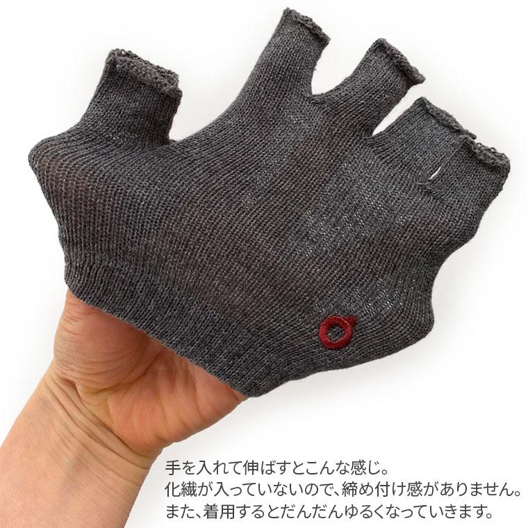 内絹外綿ハンドウォーマー 手袋 スマホ手袋 レディース 作業用 スマホ対応 保湿 防寒 就寝 手荒れ 絹 シルク 綿 天然繊維100% 夏用 冷えとり 日本製 薄手 841 | 841 | 11