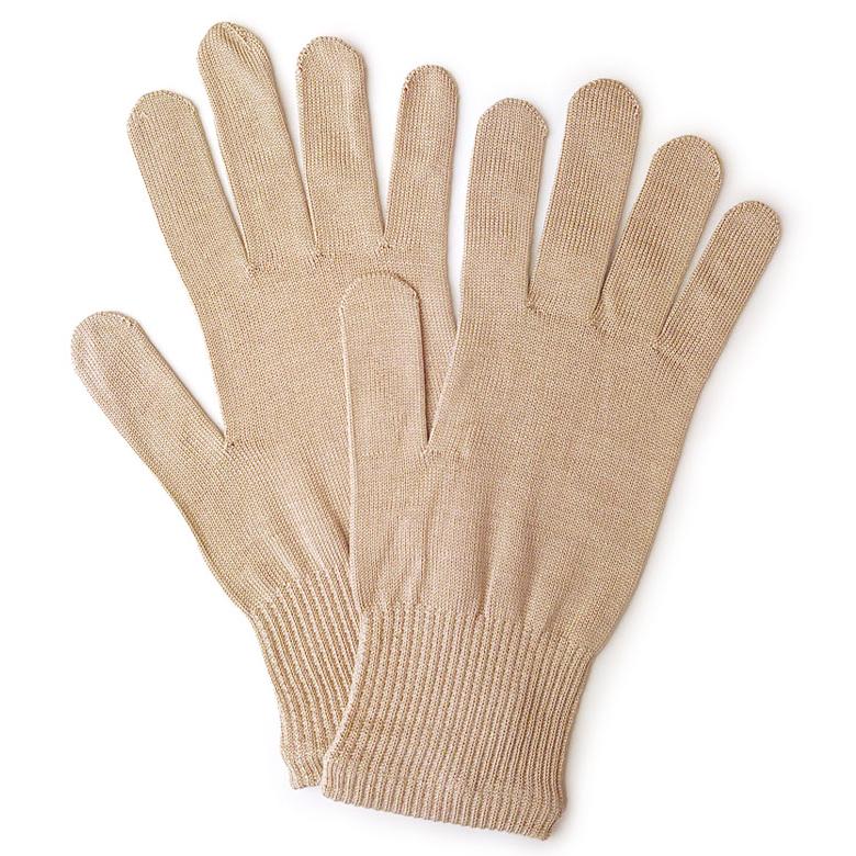 手袋 上質 シルク100% 絹手袋 レディース メンズ UVカット 日焼け止め 紫外線防止 手荒れ おやすみ手袋 保湿 就寝時 インナー 日本製 春 夏 秋 冬 薄手 841 | 841 | 08