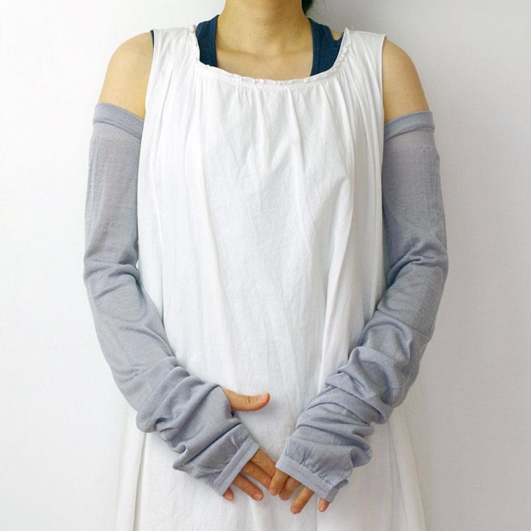 シルク UVカット アームカバー uv シルク100% レディース 紫外線 超ロング 冷感 涼しい おしゃれ ゆったり 敏感肌 薄手 運転 日本製 UV手袋 フリー | 841 | 11