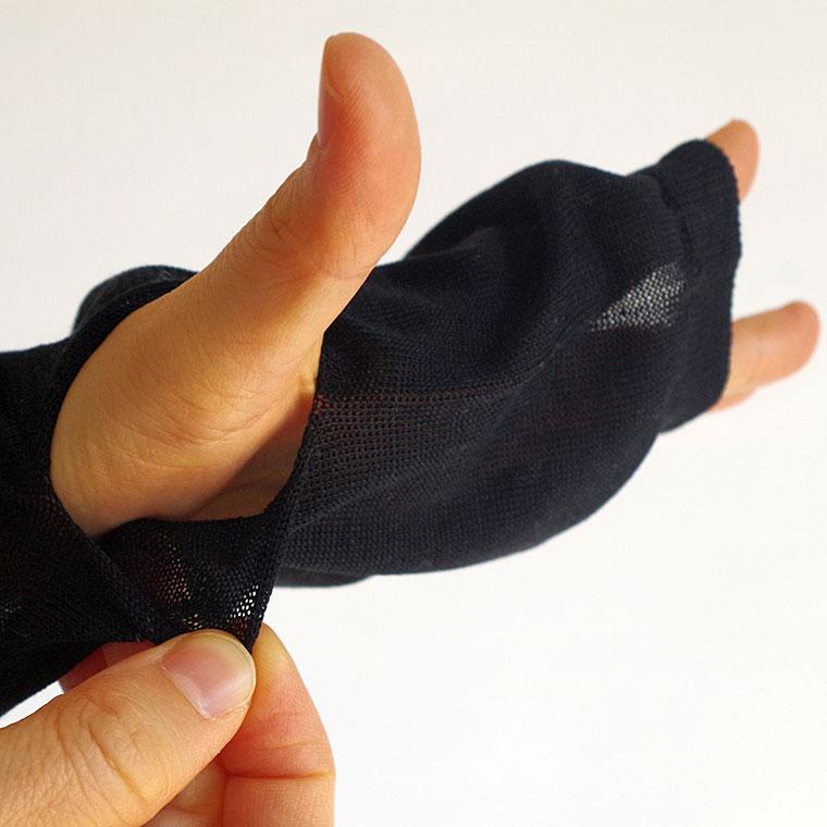 シルク UVカット アームカバー uv シルク100% レディース 紫外線 超ロング 冷感 涼しい おしゃれ ゆったり 敏感肌 薄手 運転 日本製 UV手袋 フリー | 841 | 18