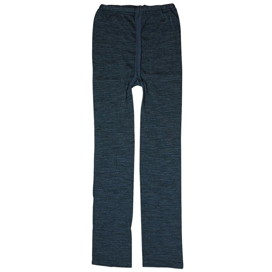 内絹外ウール 冷えとり レギンス レディース スパッツ タイツ シルクレギンス シルク ウール 秋冬 冬 冷え取り ゆったり あったか 10分丈 黒 グレー 日本製 841 | 841 | 19