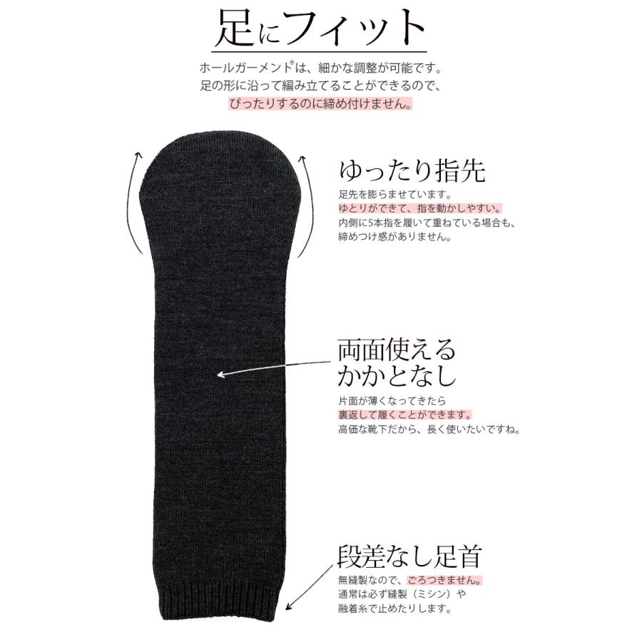 冷えとり靴下 内絹外ウール WG 先丸ソックス 冷え取り 靴下 レディース メンズ シルク ウール オーバーソックス カバーソックス 厚手 あったか 冬 日本製 L 841 | 841 | 01