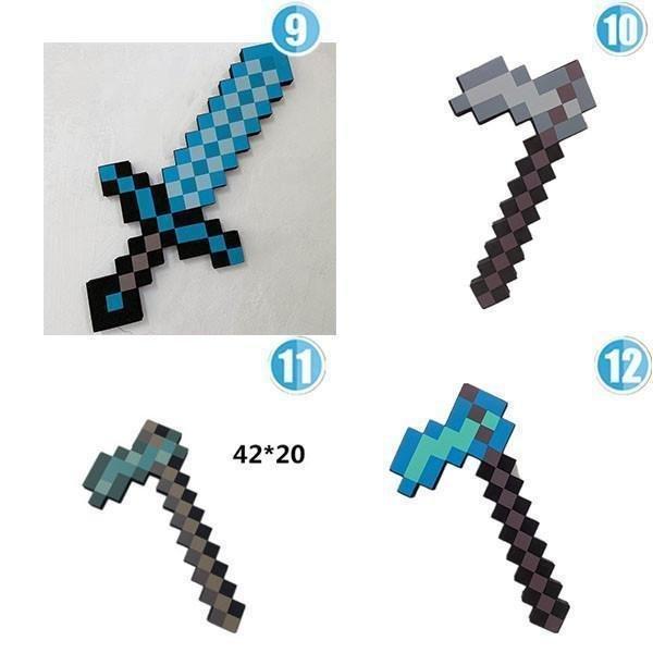 Minecraft マインクラフト Eva生地 マイクラ グッズ ゲーム キャラクター 剣 おもちゃ フィギュア 武器 ダイヤの剣 おもちゃ 03handt1631 合同会社h T 通販 Yahoo ショッピング