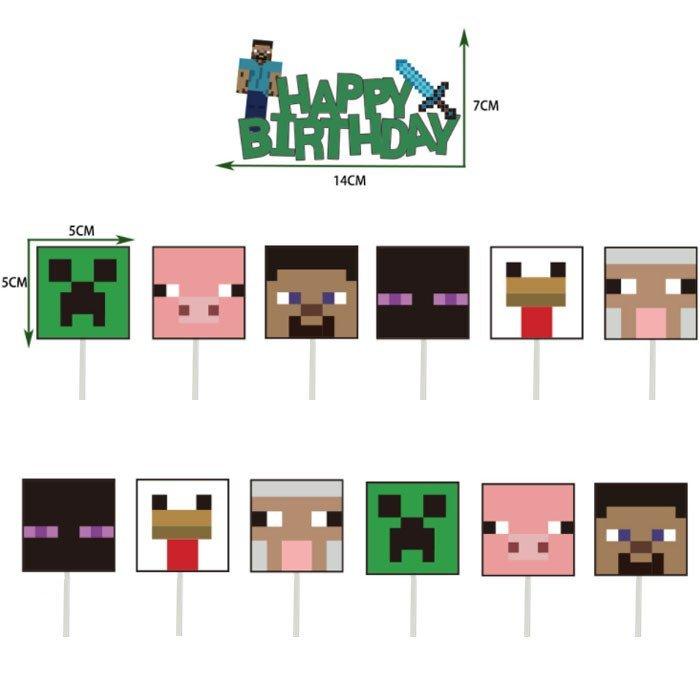 憧れ バースデイ パーティ グッズ Minecraft マインクラフト 誕生日 幼稚園 小学校 キッズ マイクラ Wantannas Go Id