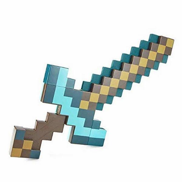 豪奢な マインクラフト マイクラ グッズ ゲーム キャラクター 剣 おもちゃ フィギュア 変形武器 変形ソード ダイヤの剣 送料無料 Materialworldblog Com