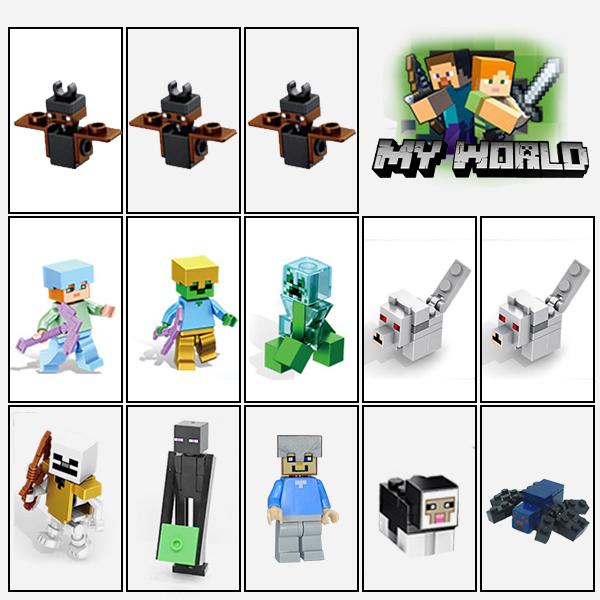 おすすめ特集 ブロック マインクラフト 山の洞窟シリーズ 追加キャラクター27体セット 光るブロック付 レゴ互換 約862ピース 大人気 お誕生日 プレゼント ラッピング 無料 Materialworldblog Com