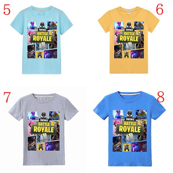 お求めやすく価格改定 12色 フォートナイト Tシャツ 半袖 子供 ブラック ゲーム ロゴ 男女兼用コスチューム 3etrade Pe