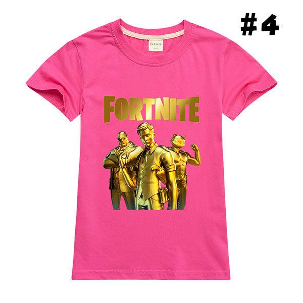 人気スポー新作 Tシャツ 13色 フォートナイト トップス Fortnite コスチューム 子供服 コットン 大人 夏 マイダス キャラクター コスプレ仮装 サイズ100 170 Materialworldblog Com